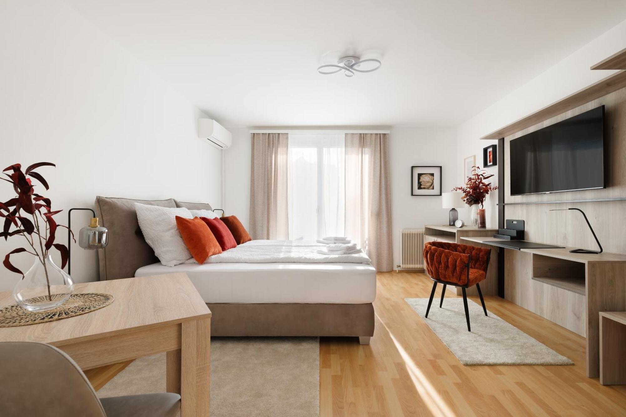 Neu! Apartment Mit Klimaanlage, Nahe Hauptbahnhof Вена Экстерьер фото
